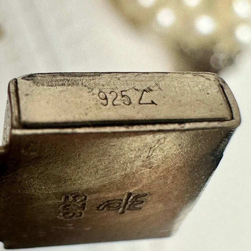 Danbury Mint Freshwater Pearl & Turquoise  3-Strand Necklace - Picture 10 of 12